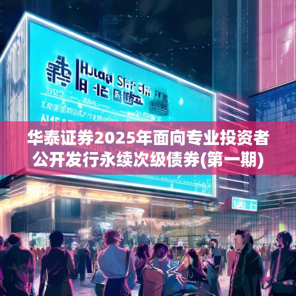华泰证券2025年面向专业投资者公开发行永续次级债券(第一期)