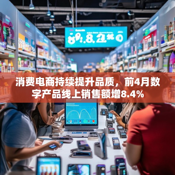 消费电商持续提升品质，前4月数字产品线上销售额增8.4%