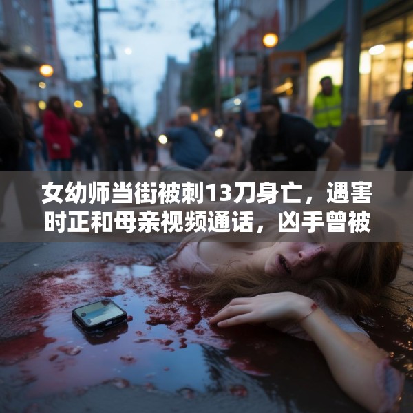 女幼师当街被刺13刀身亡，遇害时正和母亲视频通话，凶手曾被鉴定有精神病