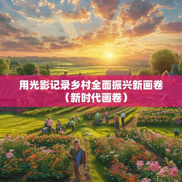 用光影记录乡村全面振兴新画卷（新时代画卷）