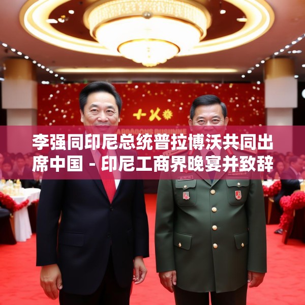 李强同印尼总统普拉博沃共同出席中国－印尼工商界晚宴并致辞