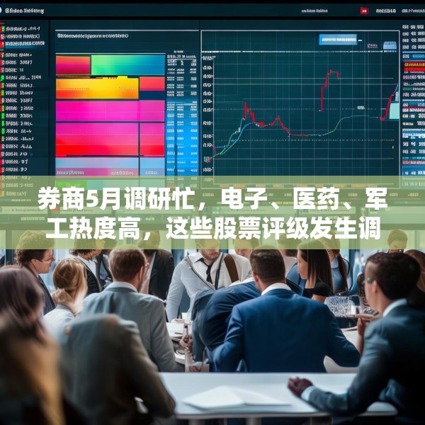 券商5月调研忙，电子、医药、军工热度高，这些股票评级发生调整