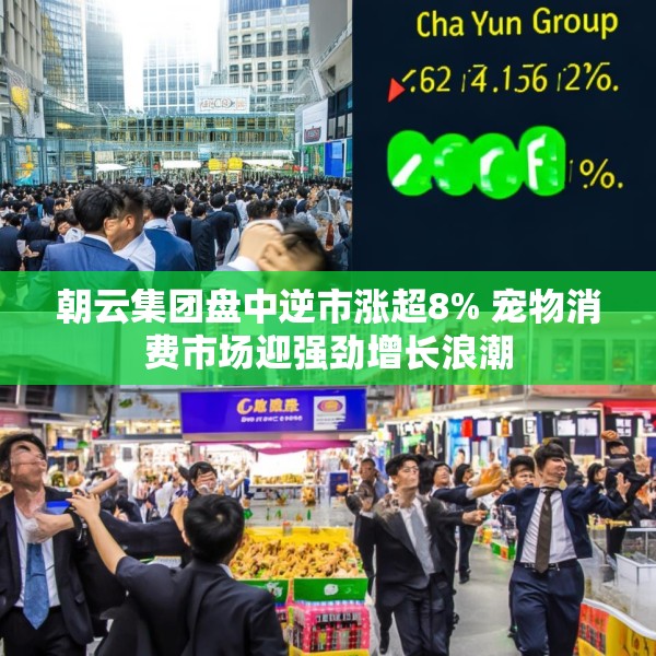 朝云集团盘中逆市涨超8% 宠物消费市场迎强劲增长浪潮