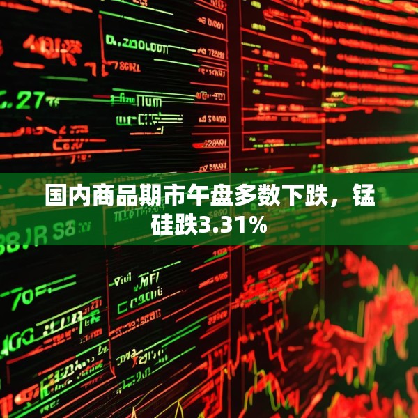国内商品期市午盘多数下跌，锰硅跌3.31%