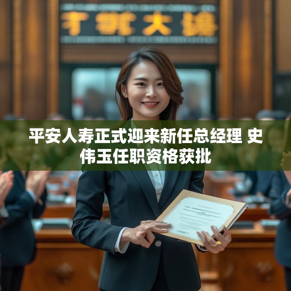 平安人寿正式迎来新任总经理 史伟玉任职资格获批