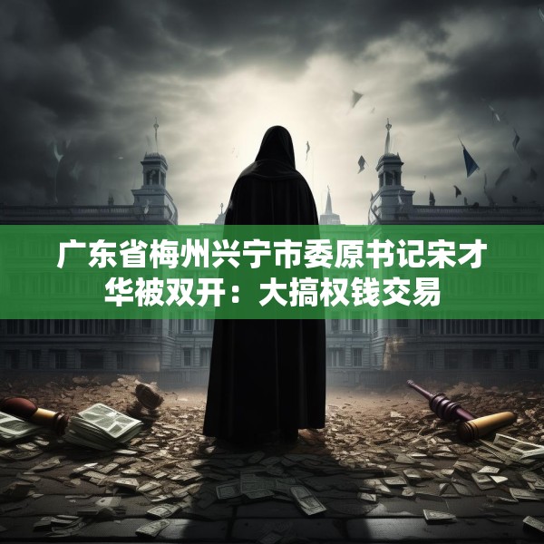 广东省梅州兴宁市委原书记宋才华被双开：大搞权钱交易