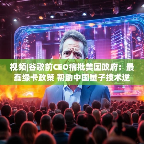 视频|谷歌前CEO痛批美国政府：最蠢绿卡政策 帮助中国量子技术逆袭