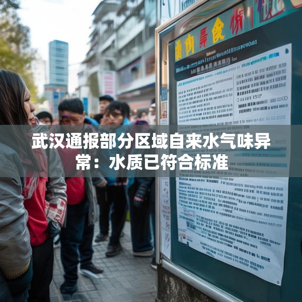 武汉通报部分区域自来水气味异常：水质已符合标准