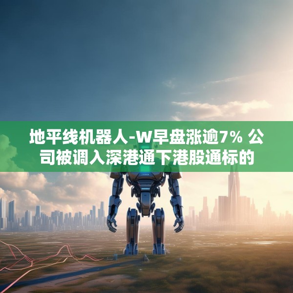 地平线机器人-W早盘涨逾7% 公司被调入深港通下港股通标的