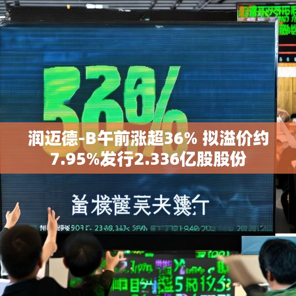润迈德-B午前涨超36% 拟溢价约7.95%发行2.336亿股股份