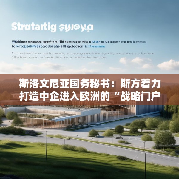 斯洛文尼亚国务秘书：斯方着力打造中企进入欧洲的“战略门户”丨世界观