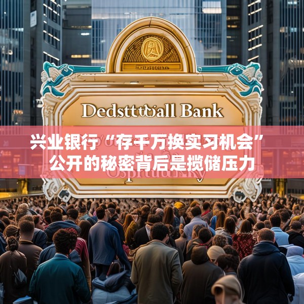 兴业银行“存千万换实习机会” 公开的秘密背后是揽储压力