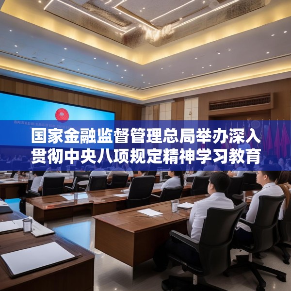 国家金融监督管理总局举办深入贯彻中央八项规定精神学习教育专题培训班