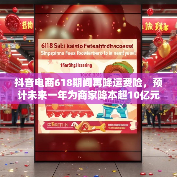 抖音电商618期间再降运费险，预计未来一年为商家降本超10亿元