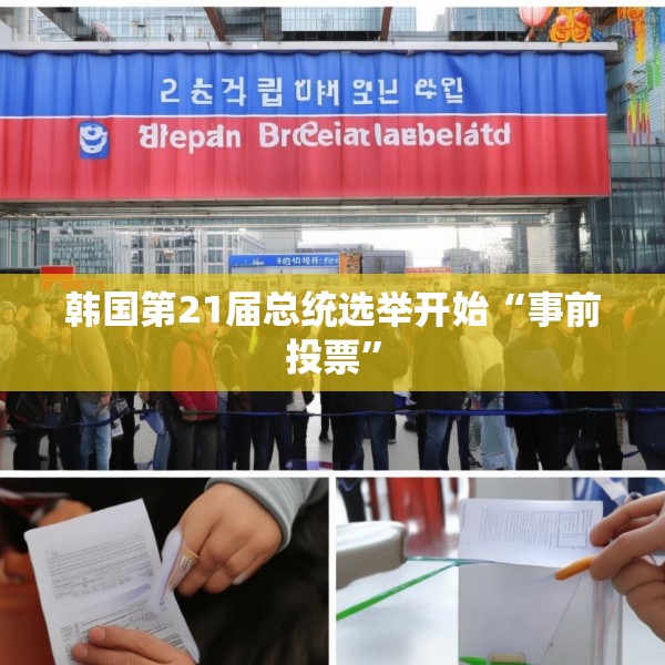 韩国第21届总统选举开始“事前投票”