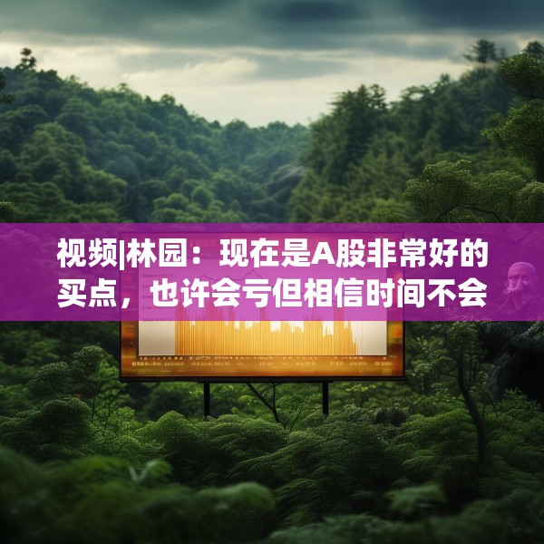 视频|林园：现在是A股非常好的买点，也许会亏但相信时间不会长，要算大账，不要算小账