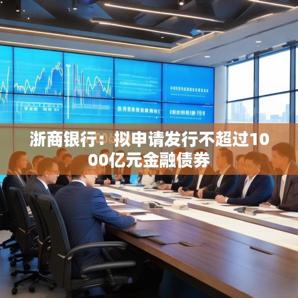 浙商银行：拟申请发行不超过1000亿元金融债券