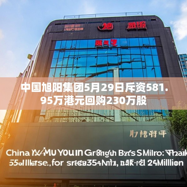 中国旭阳集团5月29日斥资581.95万港元回购230万股