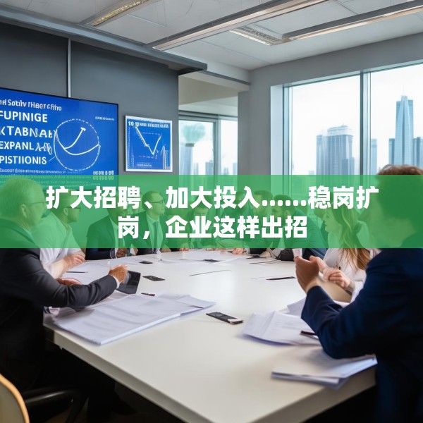 扩大招聘、加大投入......稳岗扩岗，企业这样出招
