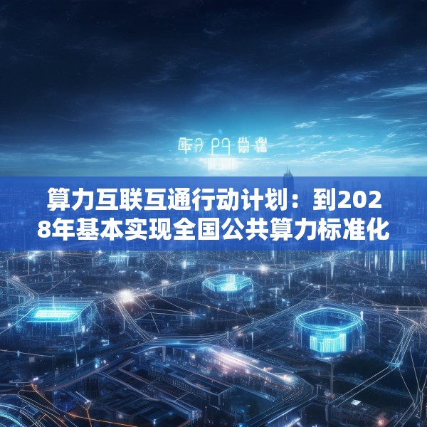 算力互联互通行动计划：到2028年基本实现全国公共算力标准化互联