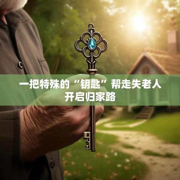 一把特殊的“钥匙”帮走失老人开启归家路