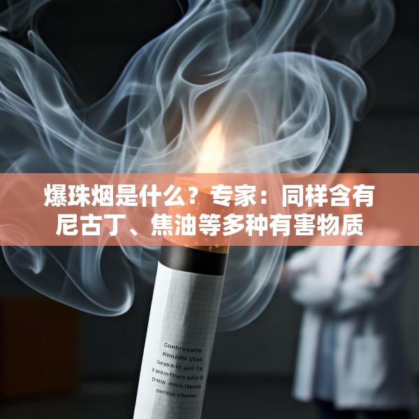 爆珠烟是什么？专家：同样含有尼古丁、焦油等多种有害物质