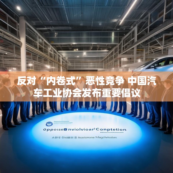 反对“内卷式”恶性竞争 中国汽车工业协会发布重要倡议