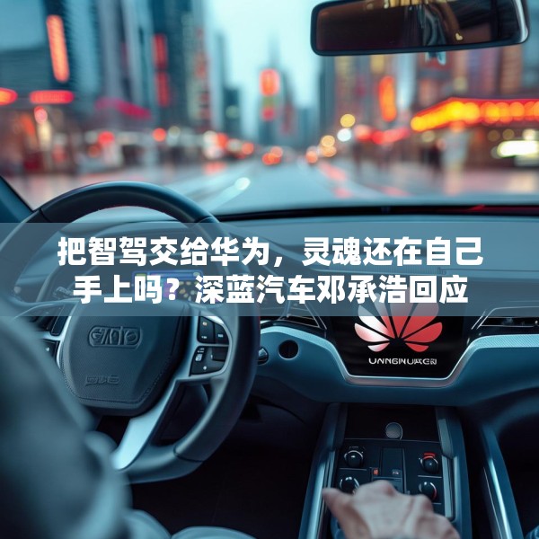 把智驾交给华为，灵魂还在自己手上吗？深蓝汽车邓承浩回应