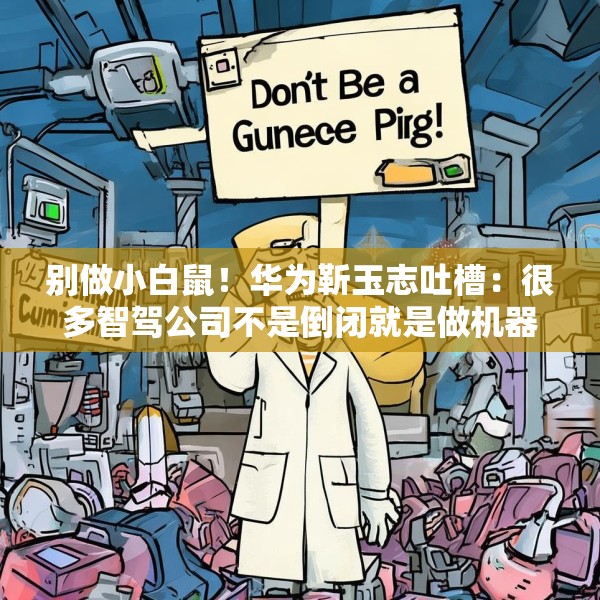 别做小白鼠！华为靳玉志吐槽：很多智驾公司不是倒闭就是做机器人去了