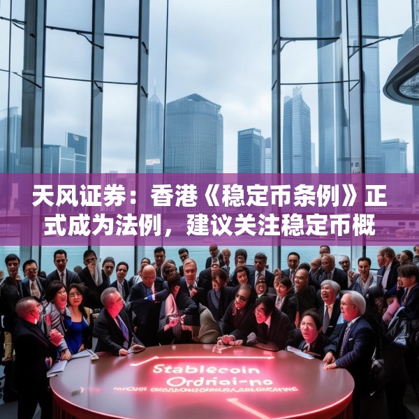 天风证券：香港《稳定币条例》正式成为法例，建议关注稳定币概念相关标的