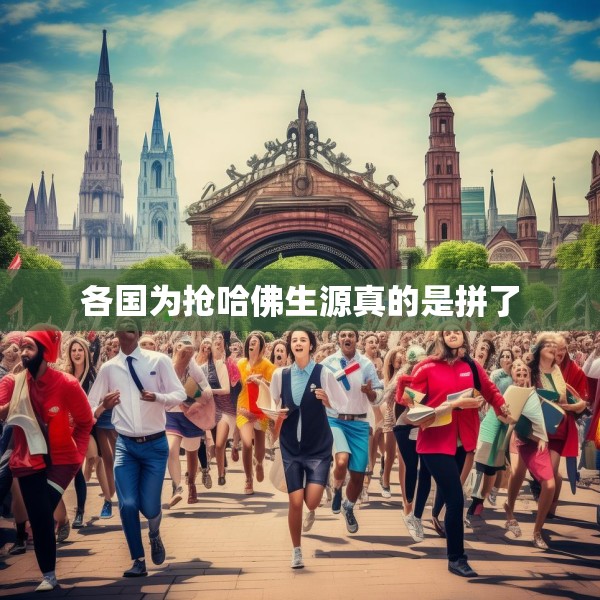 各国为抢哈佛生源真的是拼了