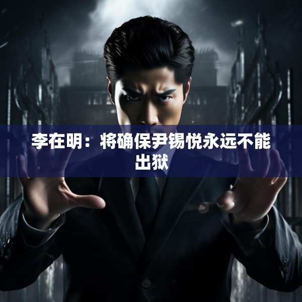 李在明：将确保尹锡悦永远不能出狱