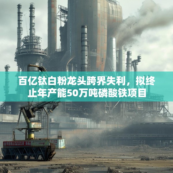 百亿钛白粉龙头跨界失利，拟终止年产能50万吨磷酸铁项目