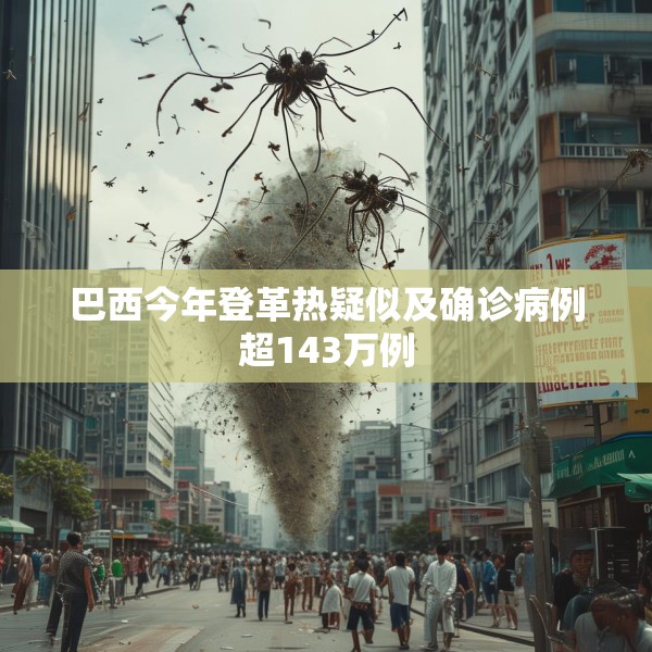 巴西今年登革热疑似及确诊病例超143万例
