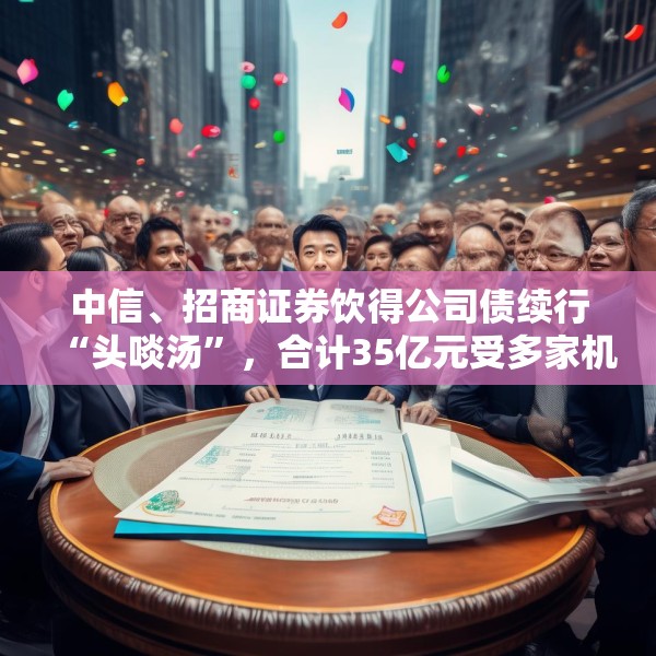 中信、招商证券饮得公司债续行“头啖汤”，合计35亿元受多家机构“追捧”