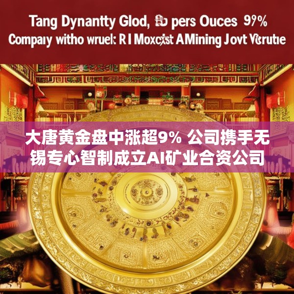 大唐黄金盘中涨超9% 公司携手无锡专心智制成立AI矿业合资公司