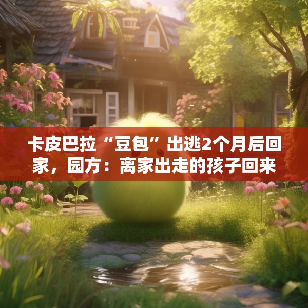 卡皮巴拉“豆包”出逃2个月后回家，园方：离家出走的孩子回来了