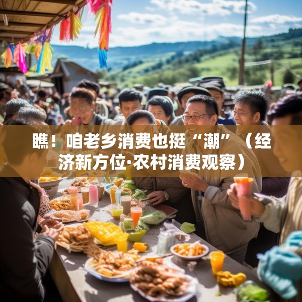 瞧！咱老乡消费也挺“潮”（经济新方位·农村消费观察）