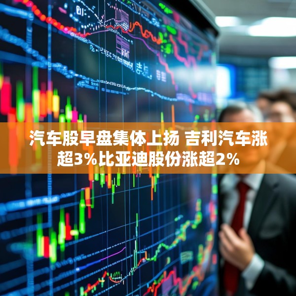 汽车股早盘集体上扬 吉利汽车涨超3%比亚迪股份涨超2%