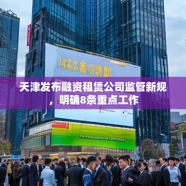 天津发布融资租赁公司监管新规，明确8条重点工作