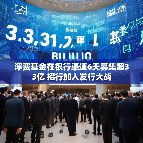 浮费基金在银行渠道6天募集超33亿 招行加入发行大战