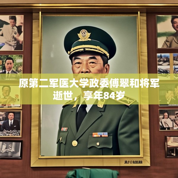 原第二军医大学政委傅翠和将军逝世，享年84岁