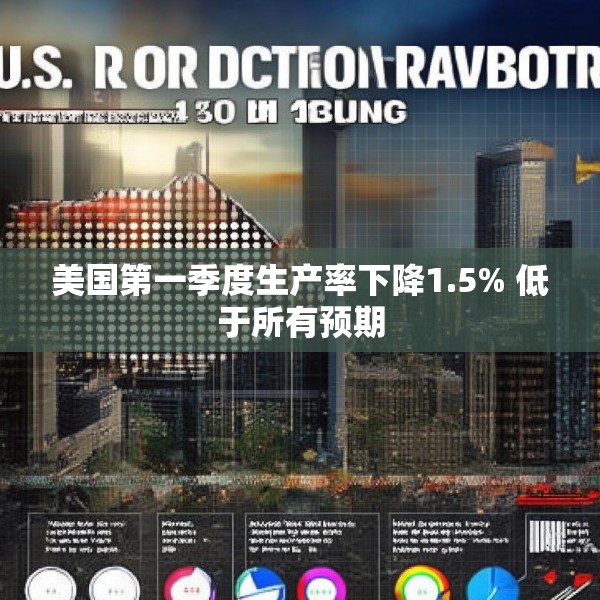 美国第一季度生产率下降1.5% 低于所有预期