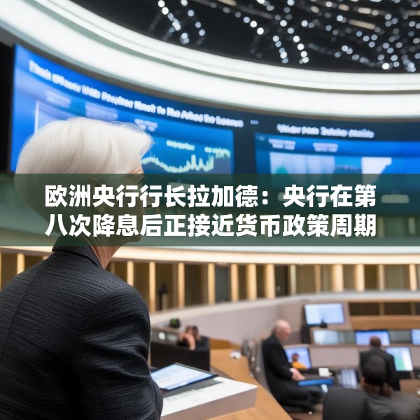 欧洲央行行长拉加德：央行在第八次降息后正接近货币政策周期尾声