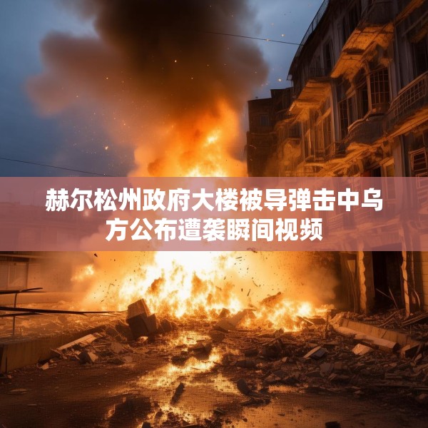 赫尔松州政府大楼被导弹击中乌方公布遭袭瞬间视频