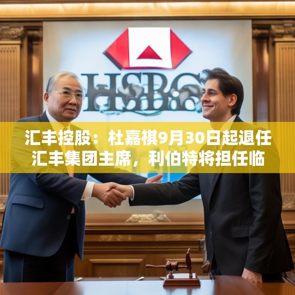 汇丰控股：杜嘉祺9月30日起退任汇丰集团主席，利伯特将担任临时主席