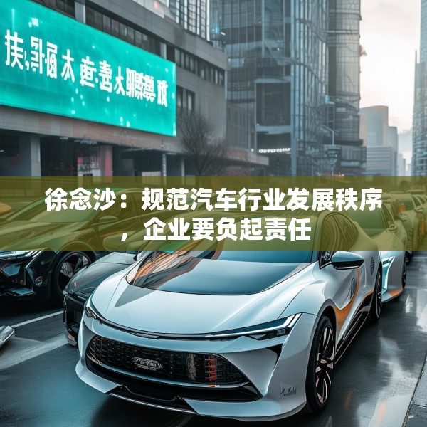 徐念沙：规范汽车行业发展秩序，企业要负起责任