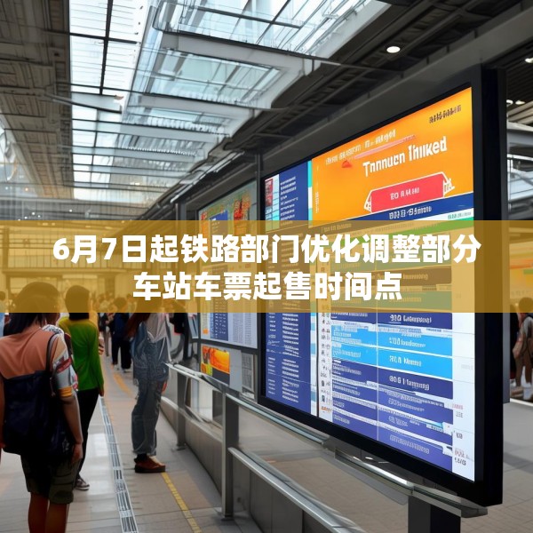 6月7日起铁路部门优化调整部分车站车票起售时间点