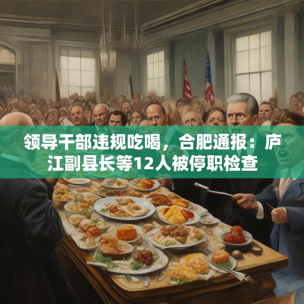 领导干部违规吃喝，合肥通报：庐江副县长等12人被停职检查
