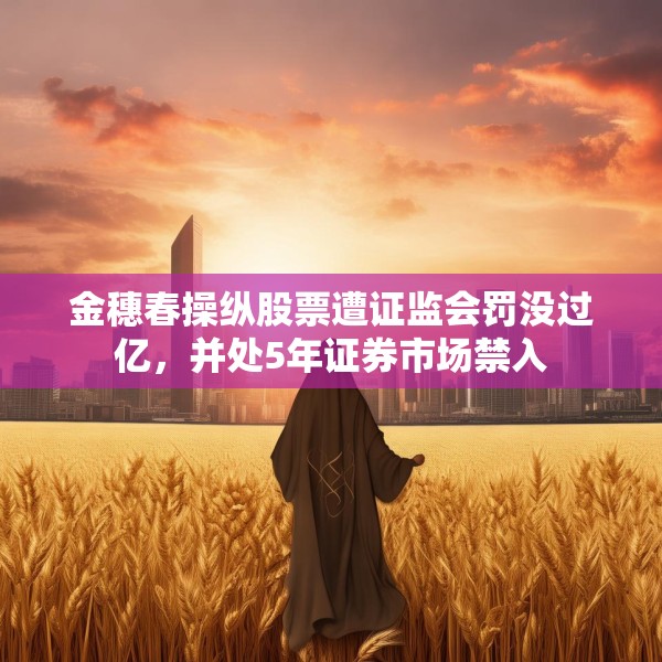 金穗春操纵股票遭证监会罚没过亿，并处5年证券市场禁入